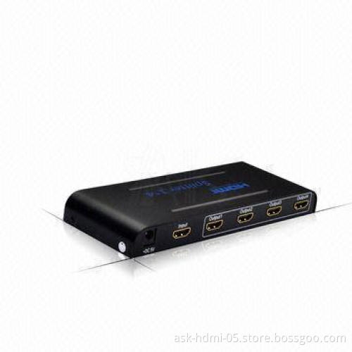 HDMI Splitter, 1 x 4, 1.4V Voltage, 5V DC/3A Power Supply